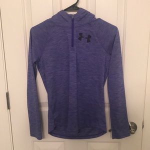 youth under armour 3/4 zip up